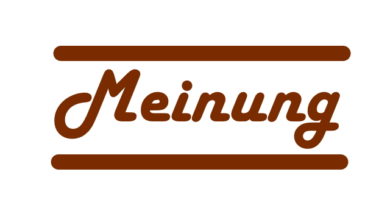Meine Meinung